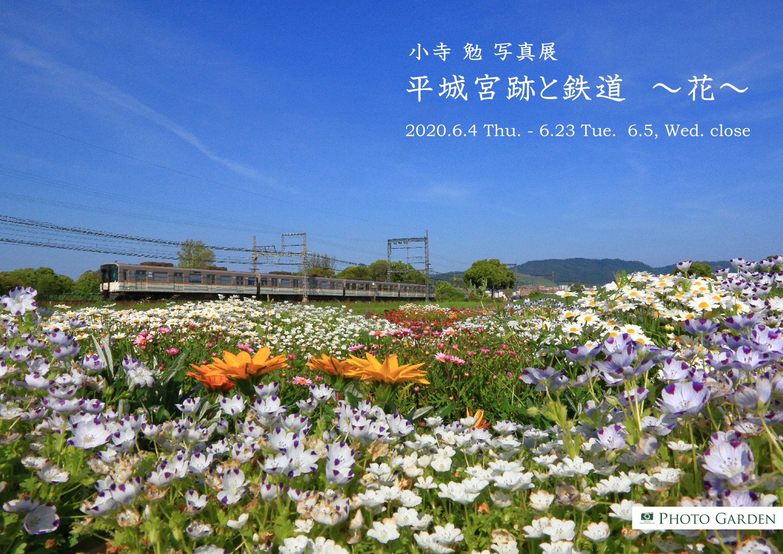 小寺 勉 写真展『平城宮跡と鉄道 ～花～』